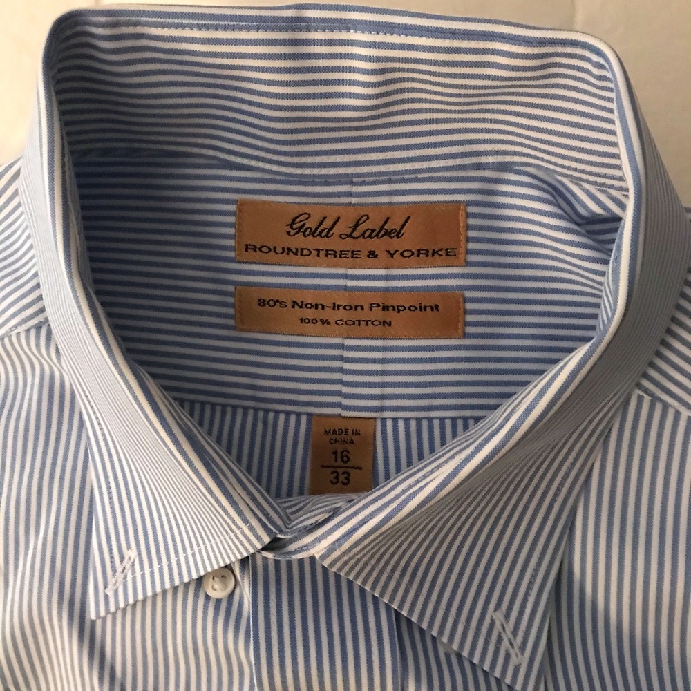 Rountree & Yorke | Gold Label Dress Shirt 16-33